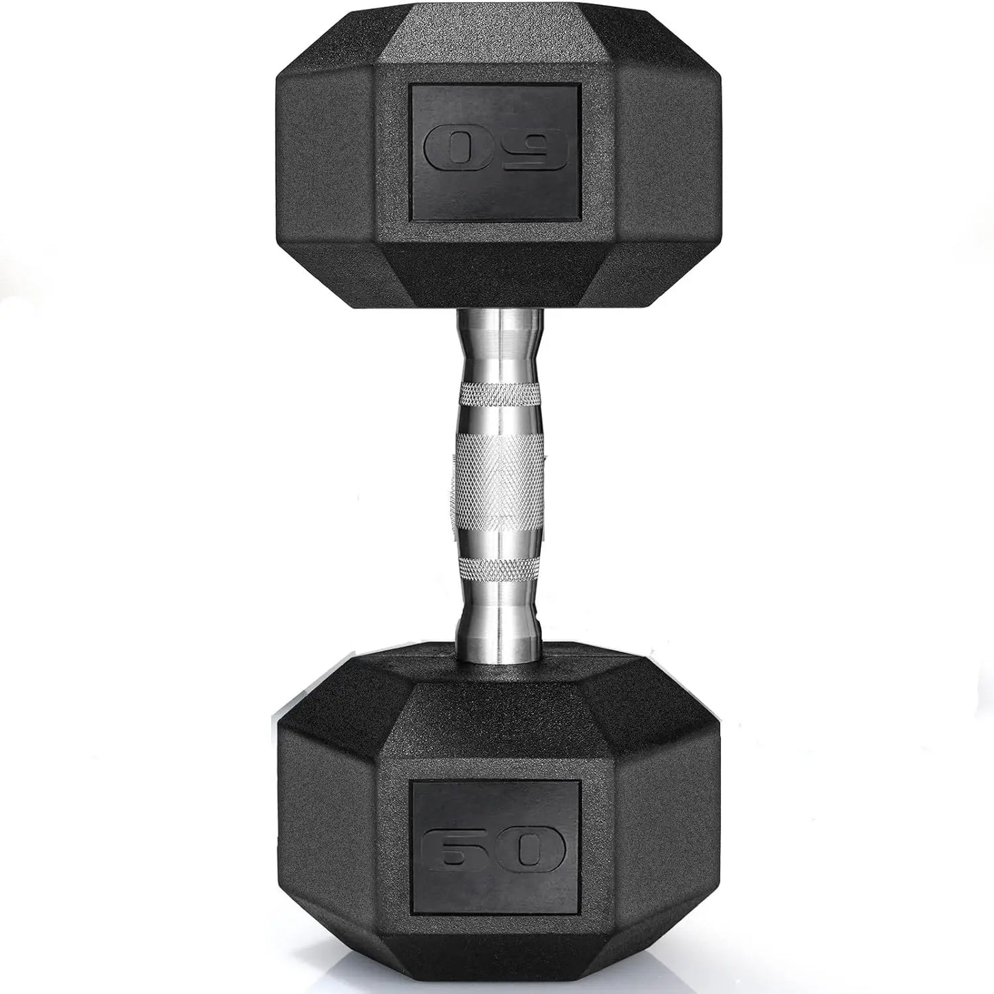 Rubber Hex Dumbbells Set For Home Gym Cast Iron Coated