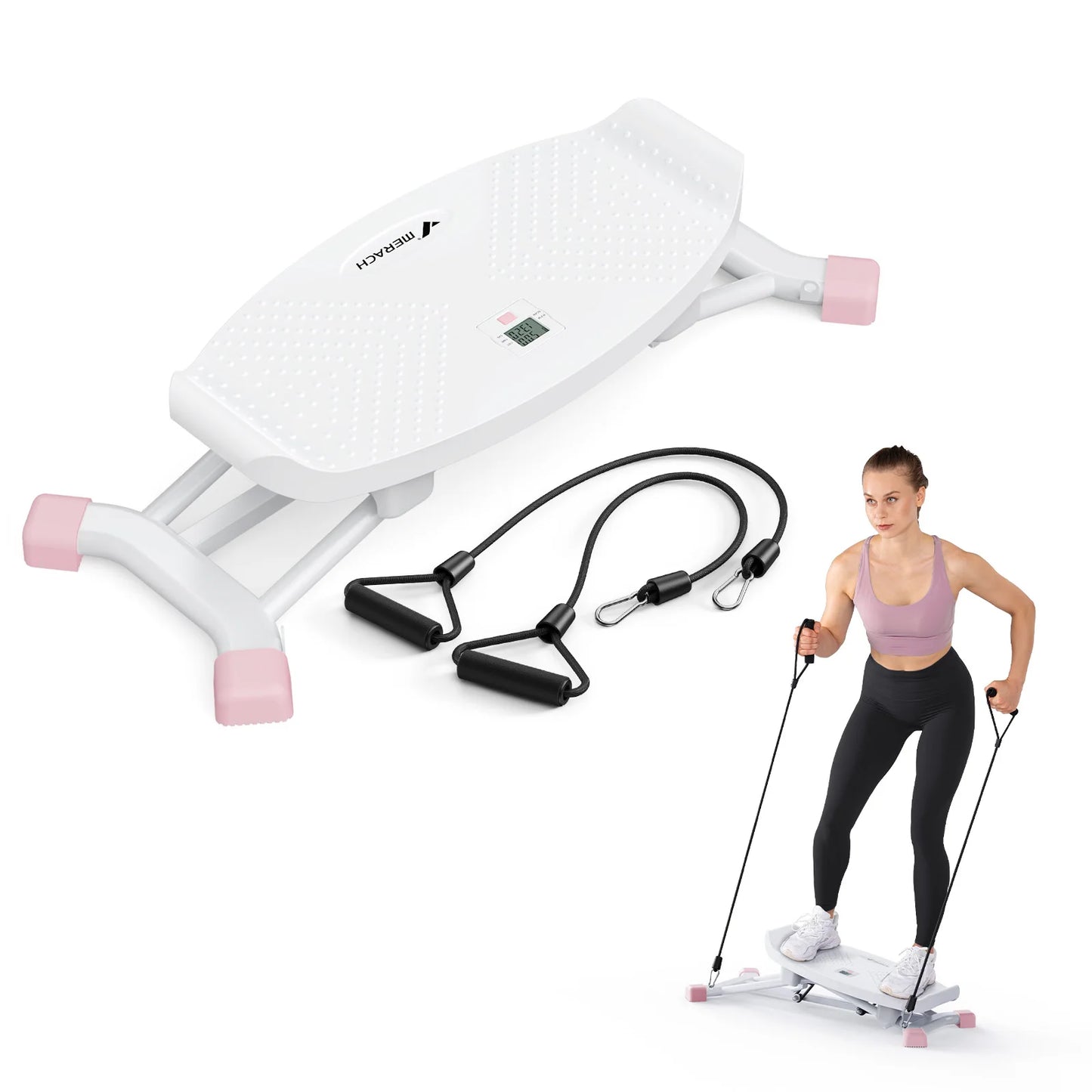 MERACH Ski Machine Simulated Ski Trainer Cardio Workout Equipment