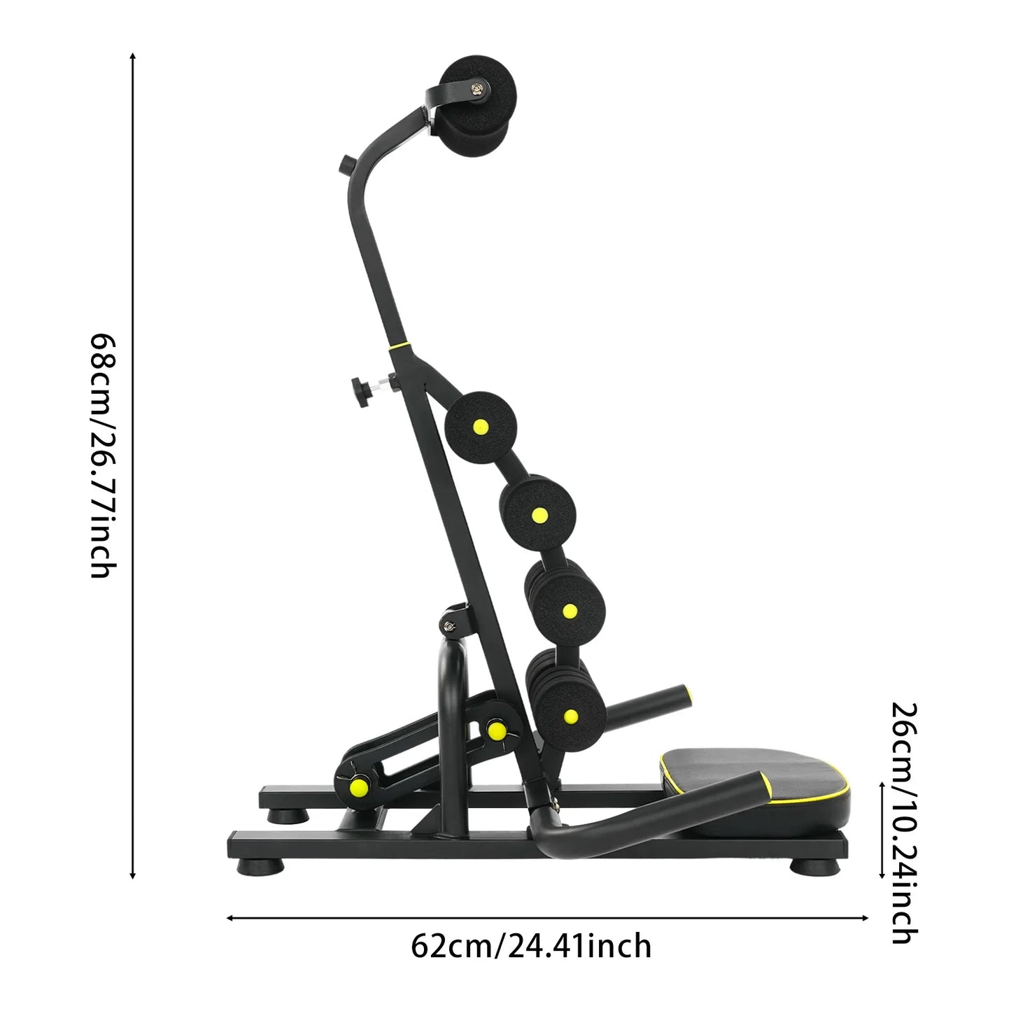 Compact Back Stretcher Inversion Table For Spinal Decompression Pain Relief