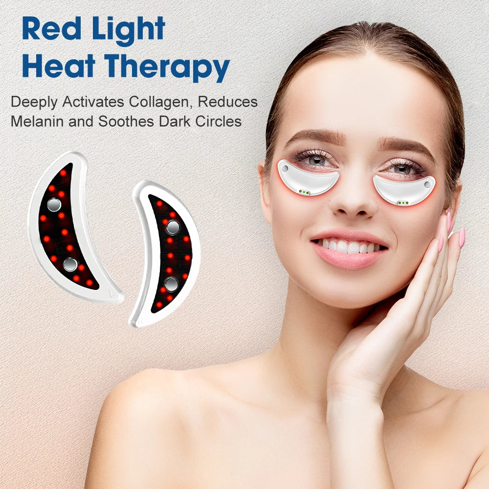 Hailicare Wireless Eye Massager Patches With 660nm LED Light