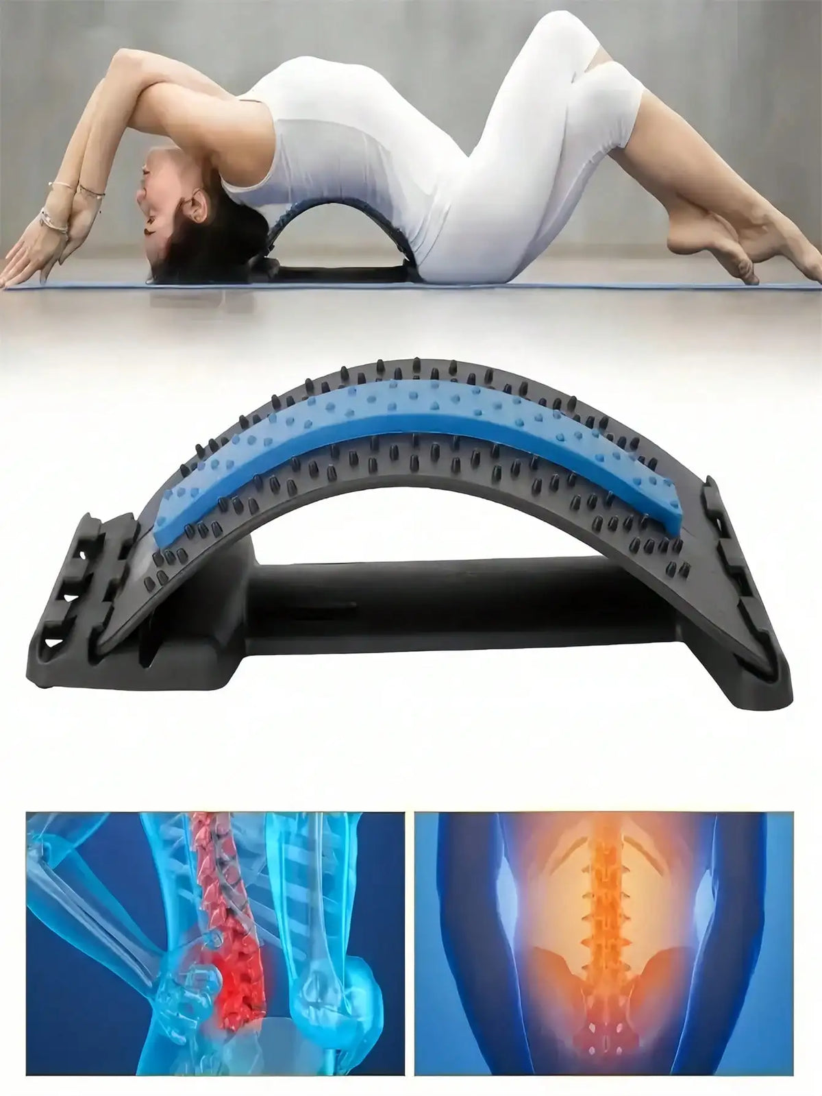 Adjustable Waist Stretcher For Home And Office Yoga And Pilates Support