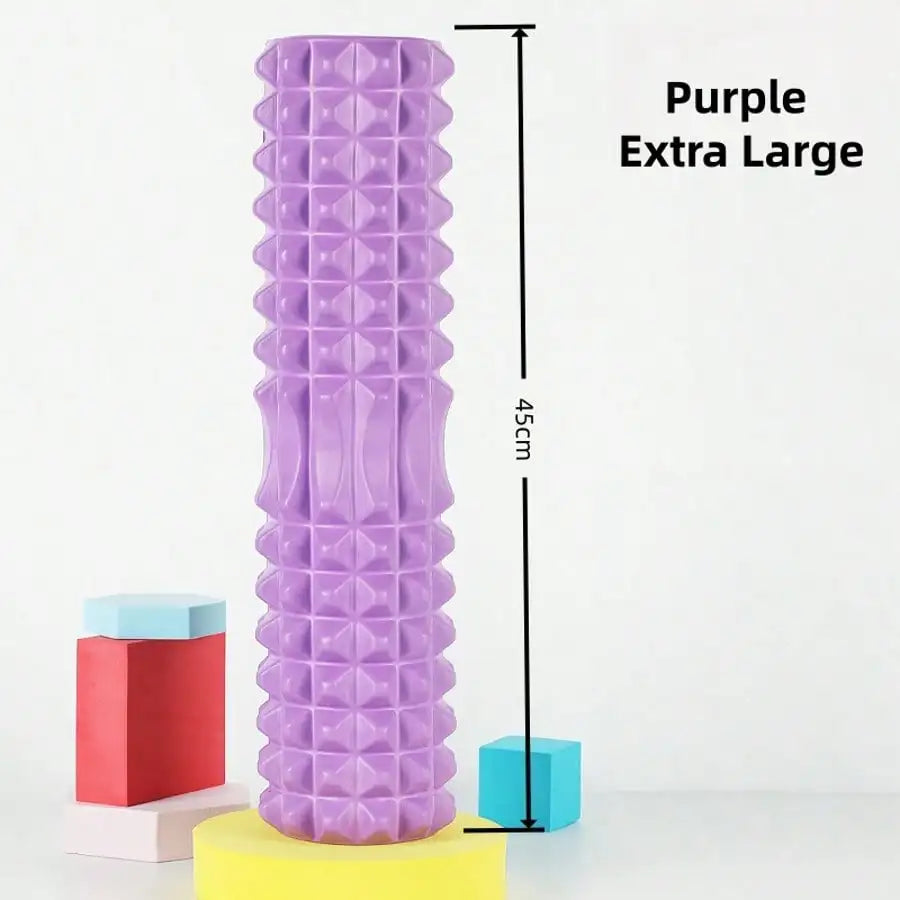 Textured Foam Yoga Massage Roller For Muscle Relaxation and Flexibility