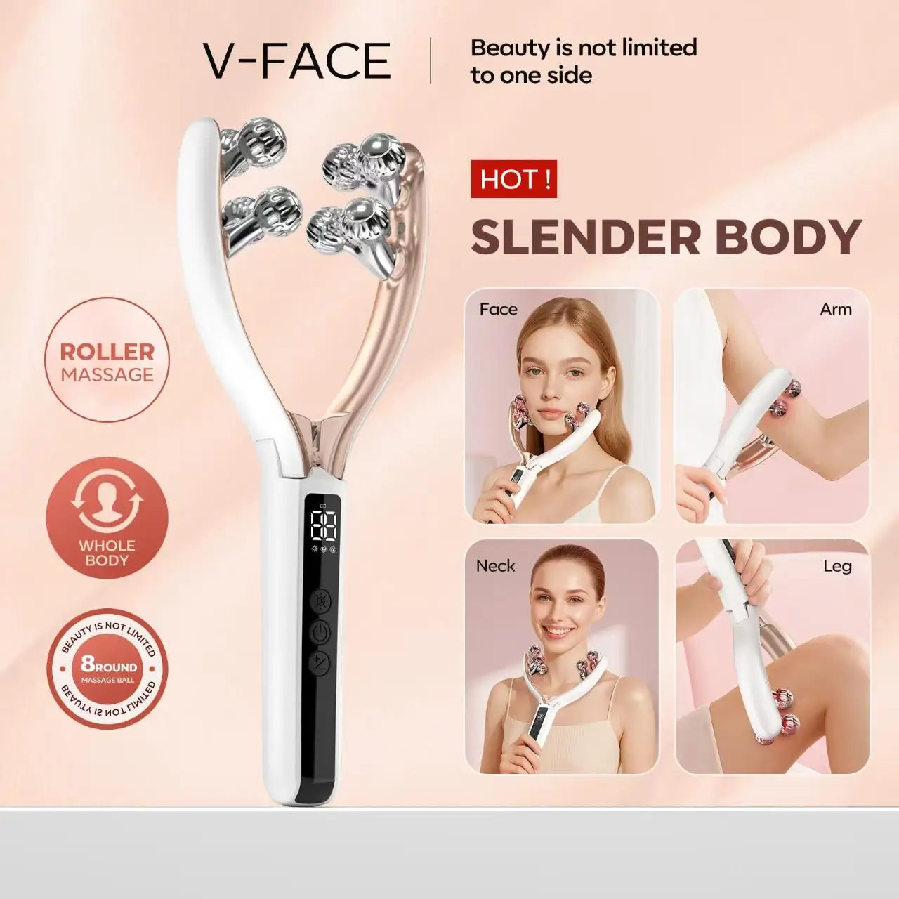 Doge Vollar Facial Massager for Face and Neck with Lymphatic Drainage