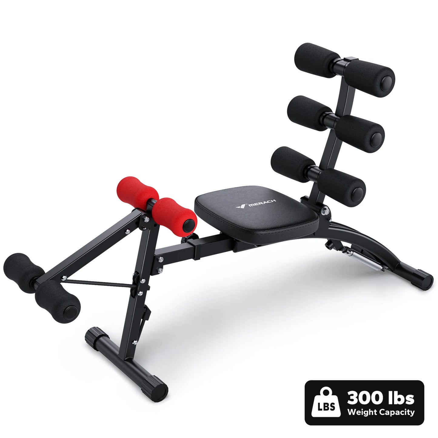 MERACH Ab Machine Multi Functional Adjustable Sit Up Bench