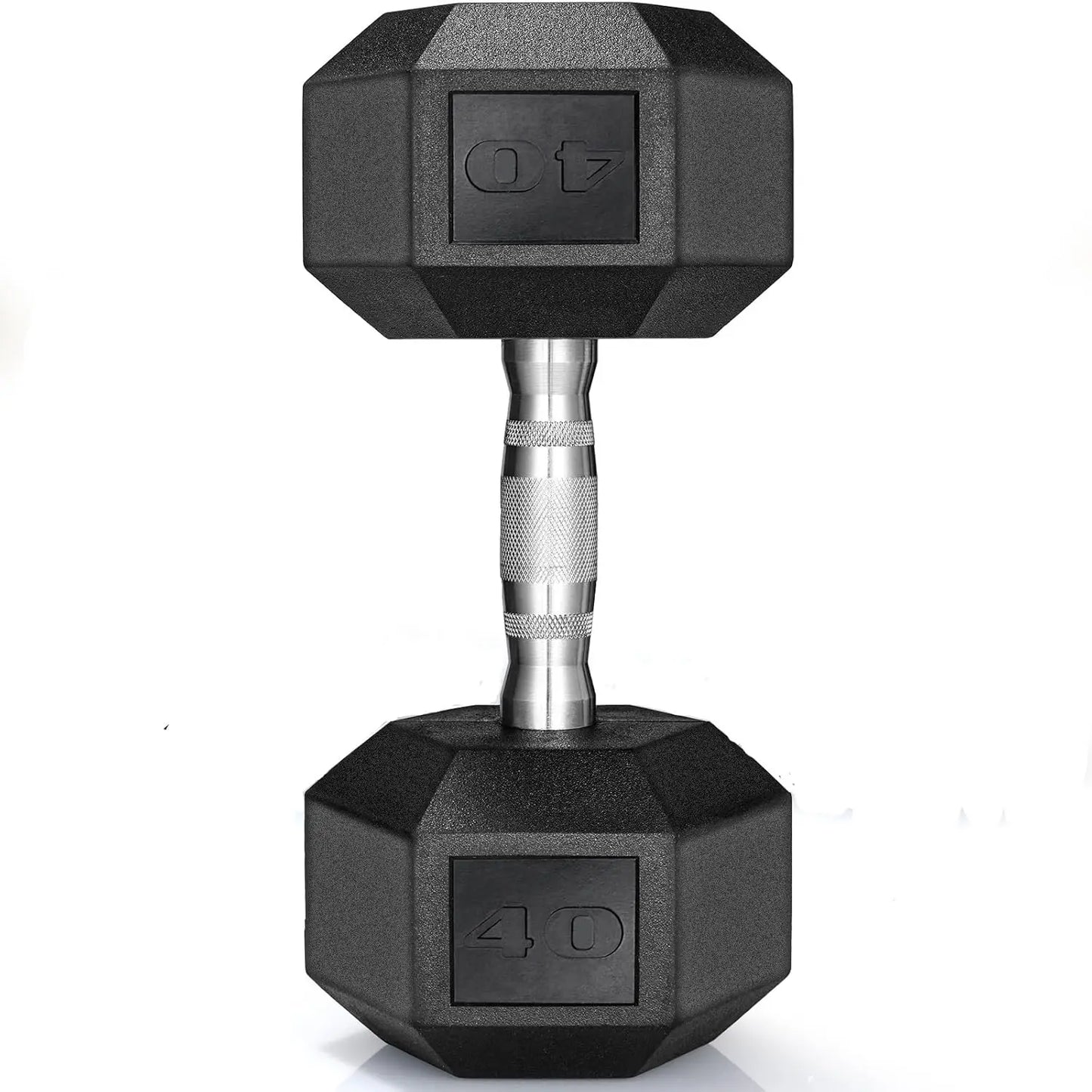 Rubber Hex Dumbbells Set For Home Gym Cast Iron Coated