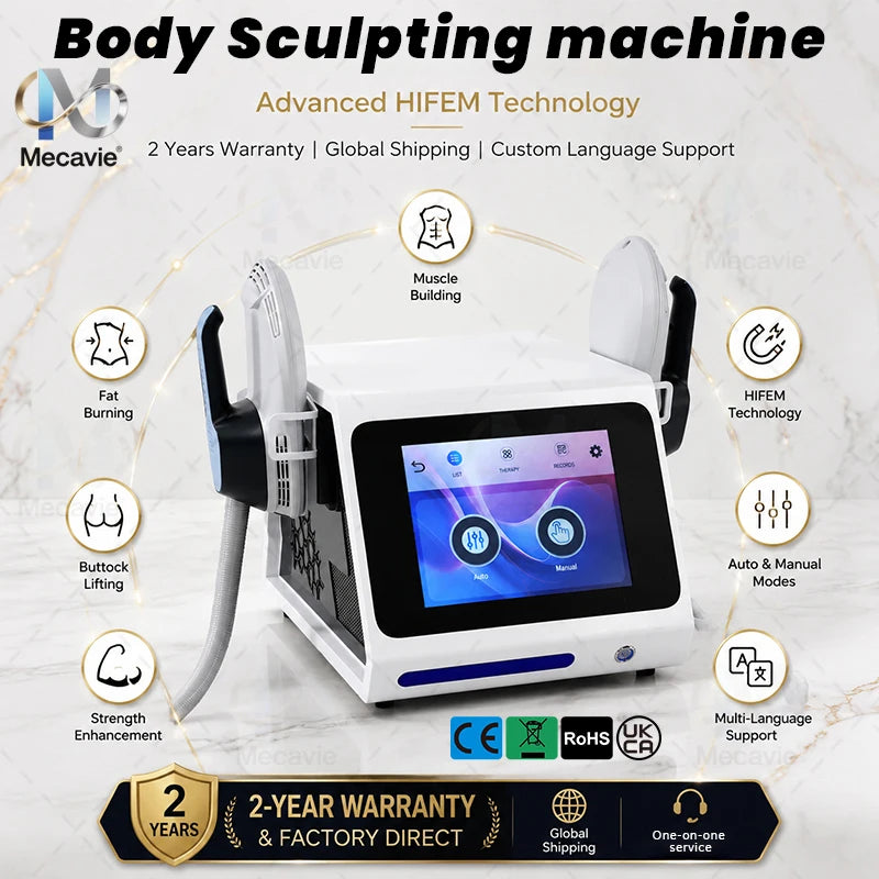 Mecavie EMS RF Sculpting Machine Body Contouring System