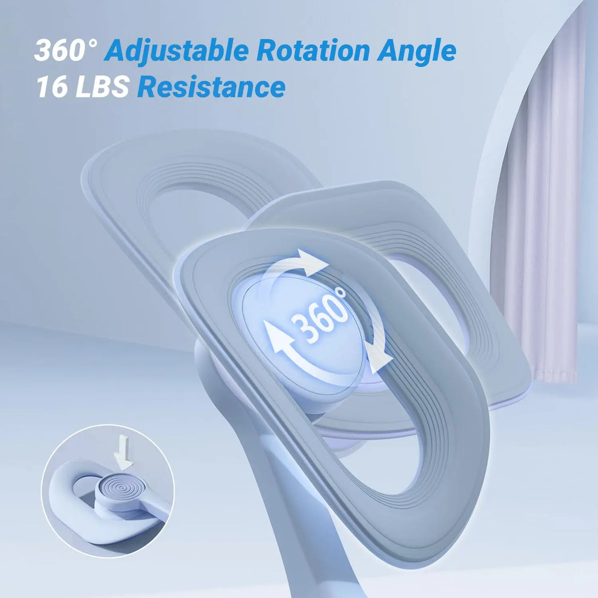MERACH Pelvic Floor And Inner Thigh Muscle Trainer Exercise Device