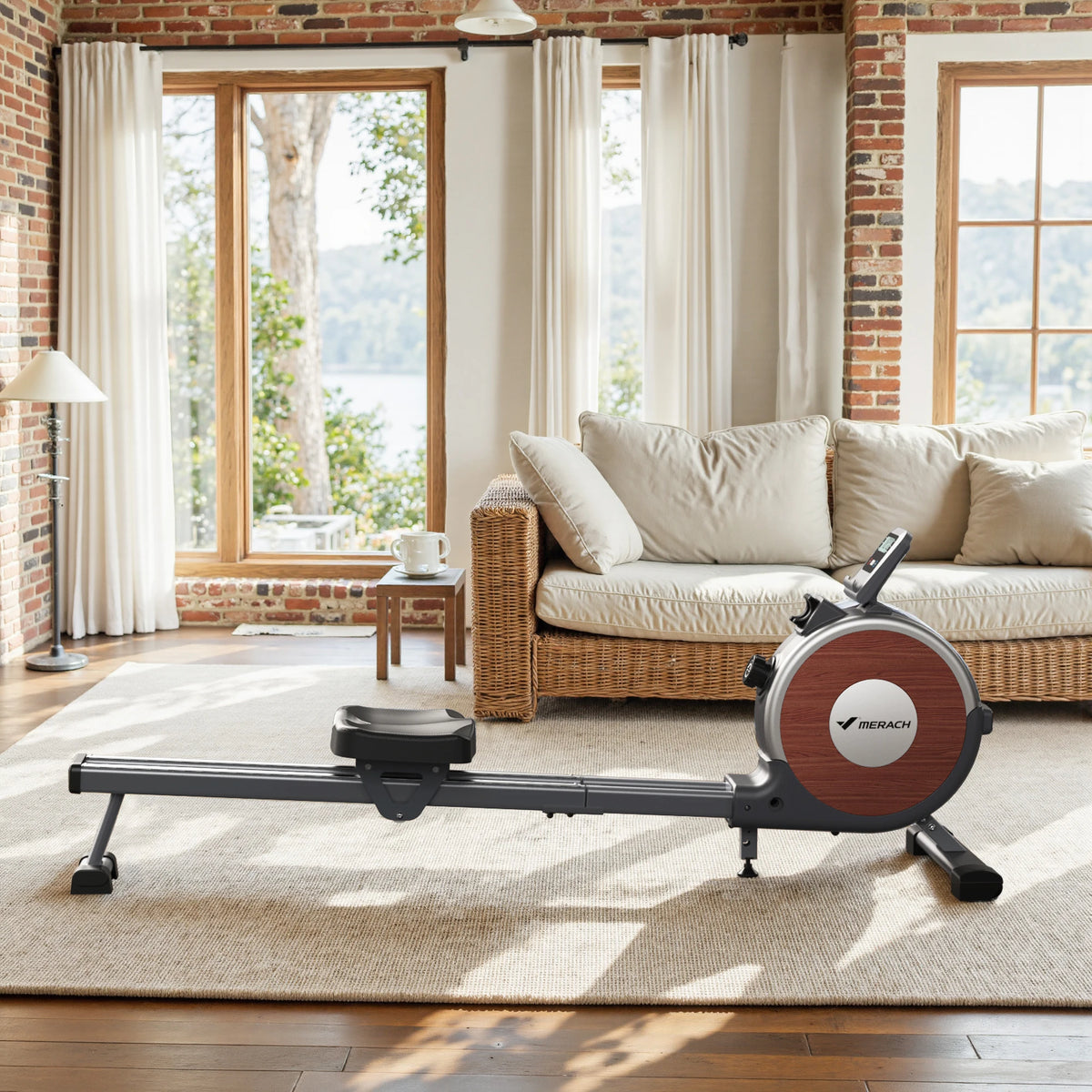 MERACH Magnetic Rowing Machine With Quiet Resistance for Home Use