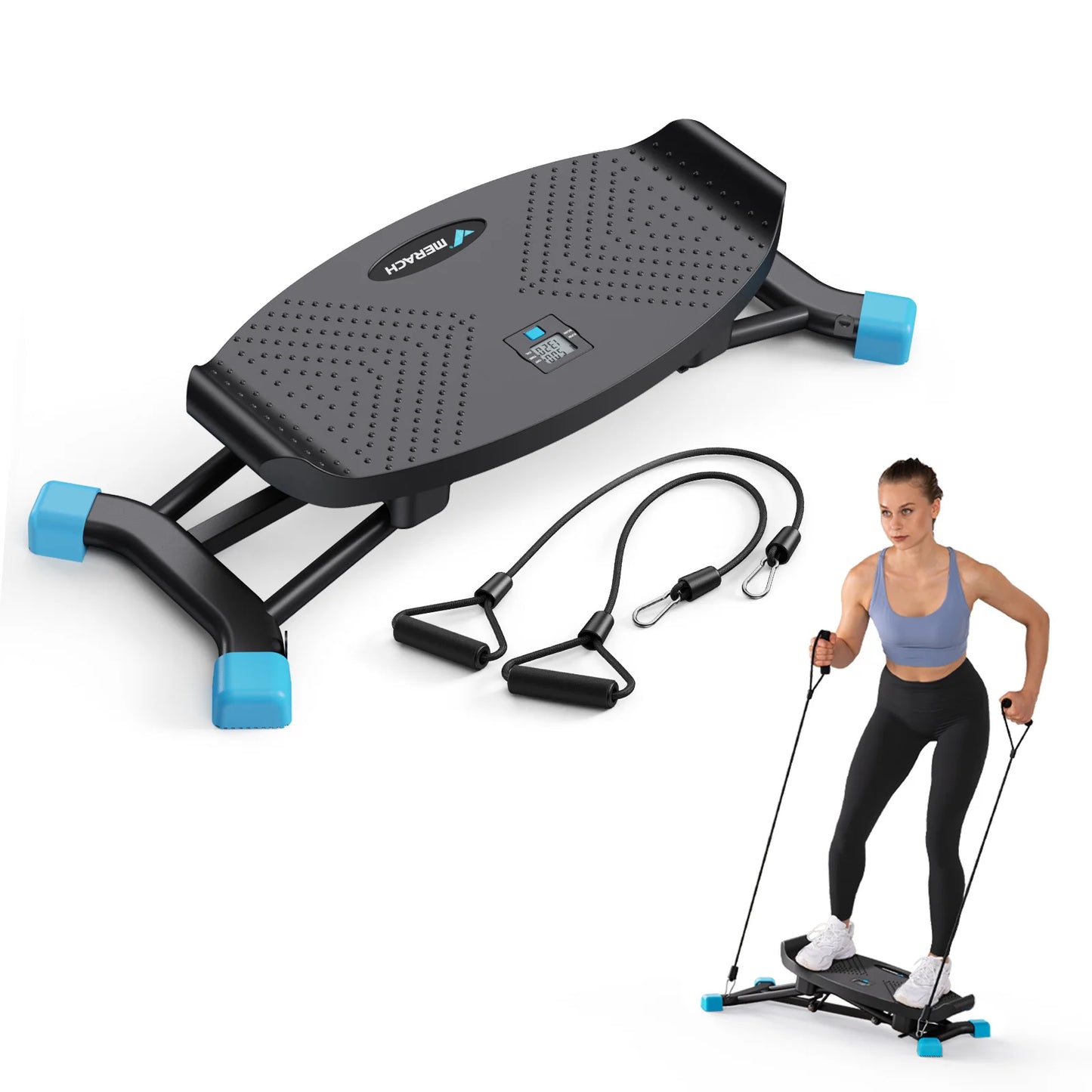 MERACH Ski Machine Simulated Ski Trainer Cardio Workout Equipment