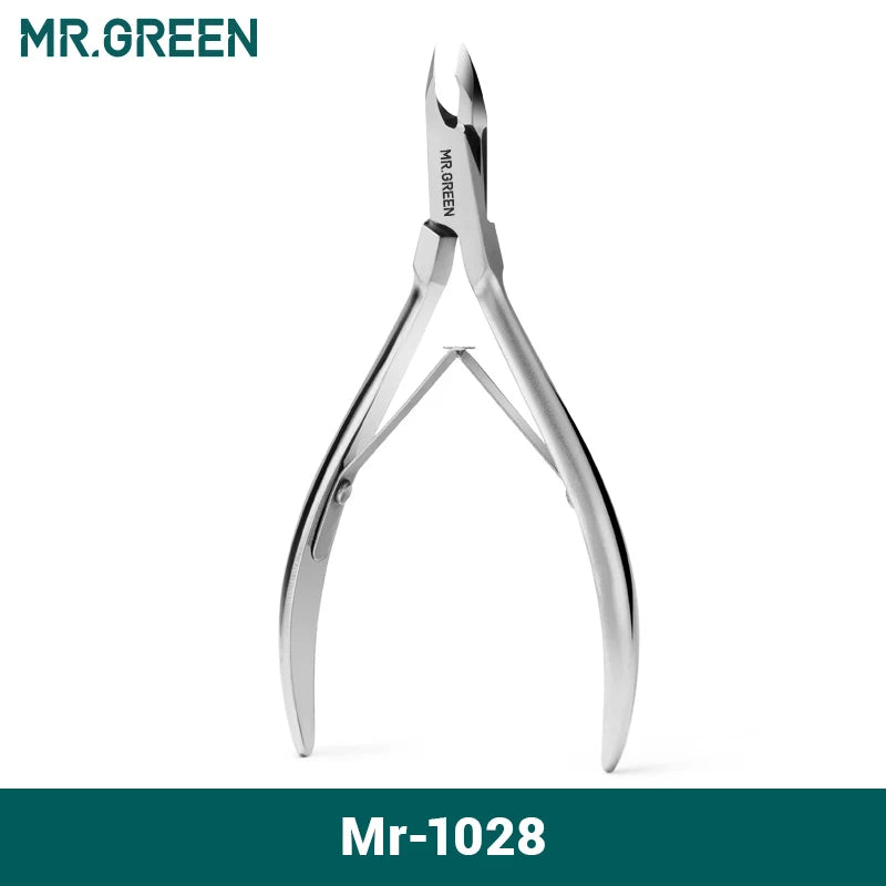 MR.GREEN Cuticle Nippers Nail Clippers Stainless Steel Manicure Tool
