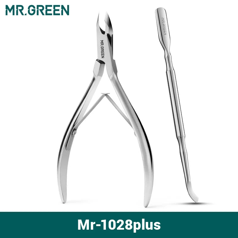 MR.GREEN Cuticle Nippers Nail Clippers Stainless Steel Manicure Tool