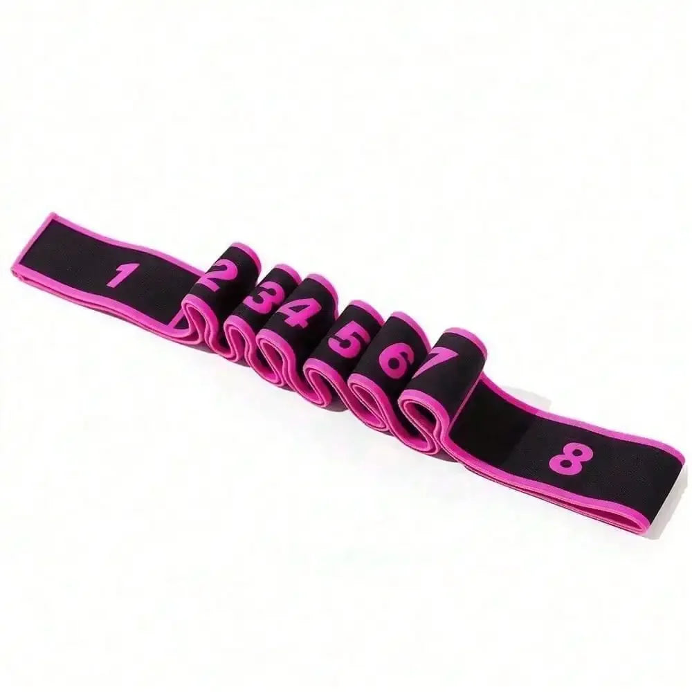 Multicolor Yoga Elastic Band For Fitness And Pilates