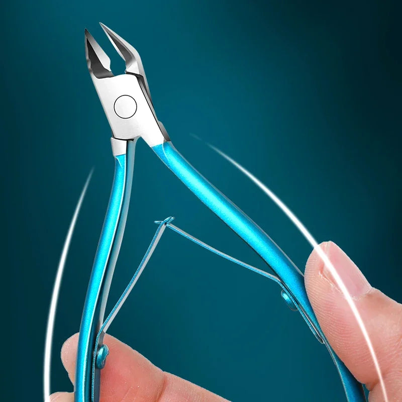 Stainless Steel Sharp Tip Toenail Clipper For Thick Hard Nails