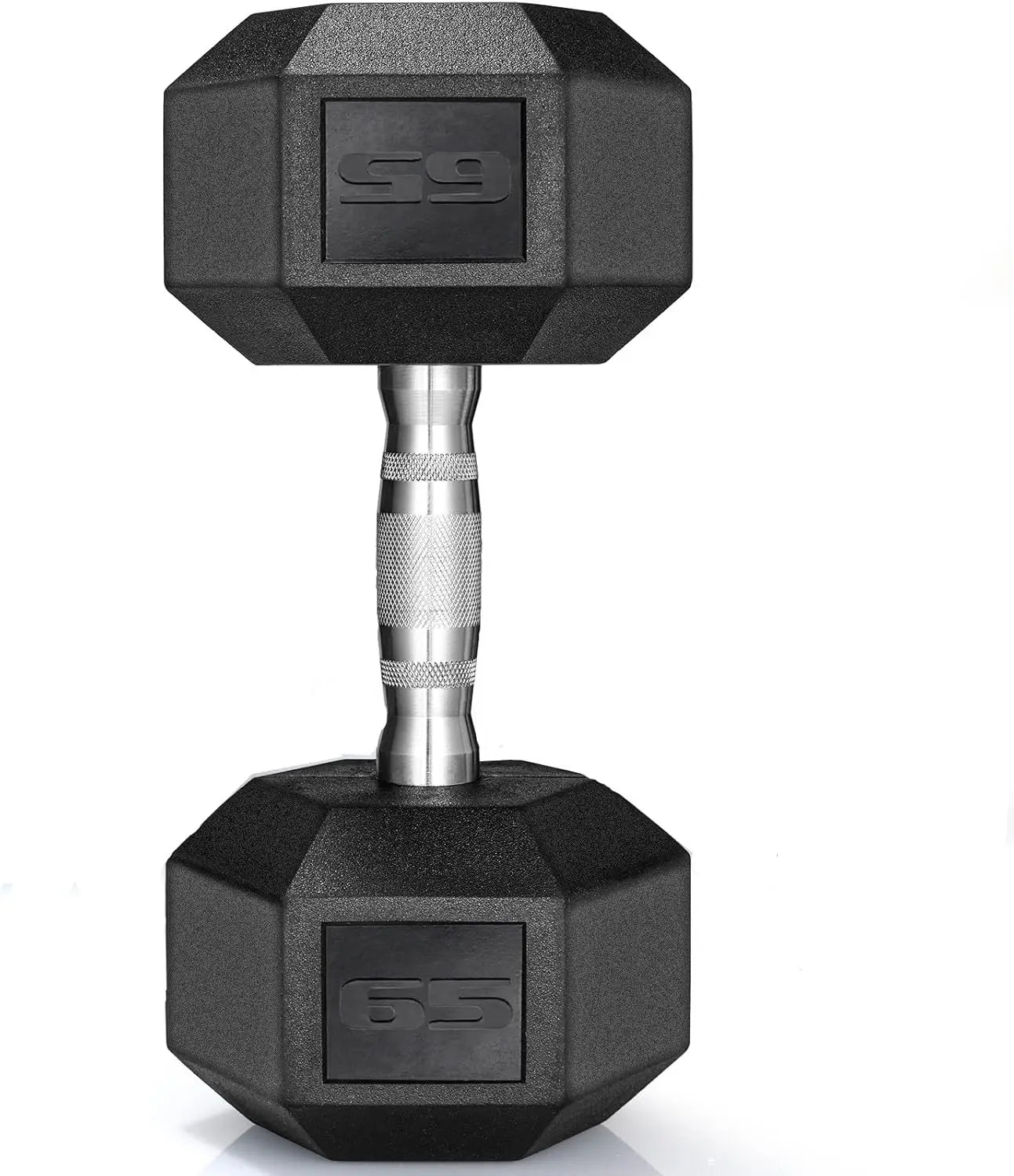 Rubber Hex Dumbbells Set For Home Gym Cast Iron Coated