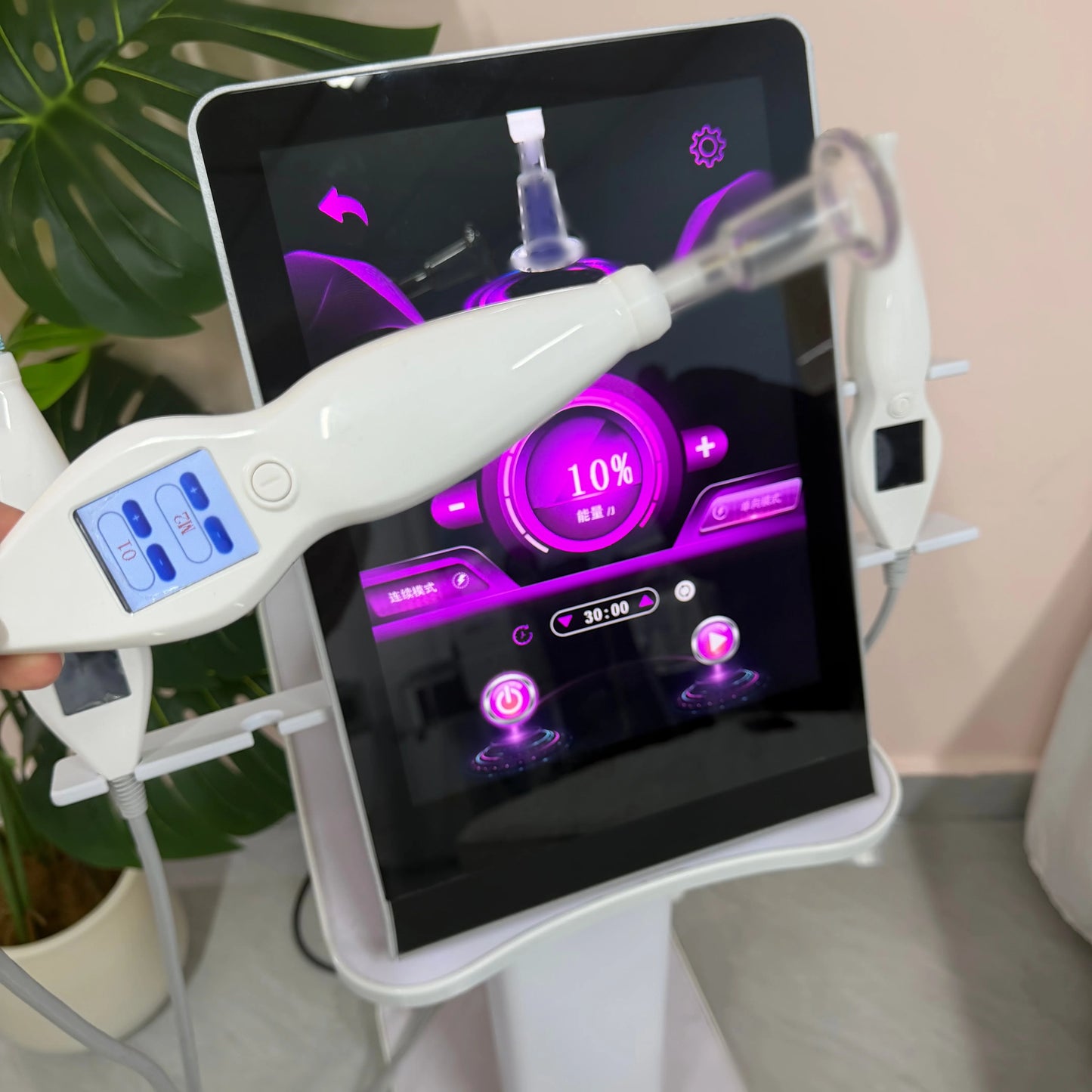 Cold Plasma 8 In 1 Diamond Stamp Ozone Facial Machine