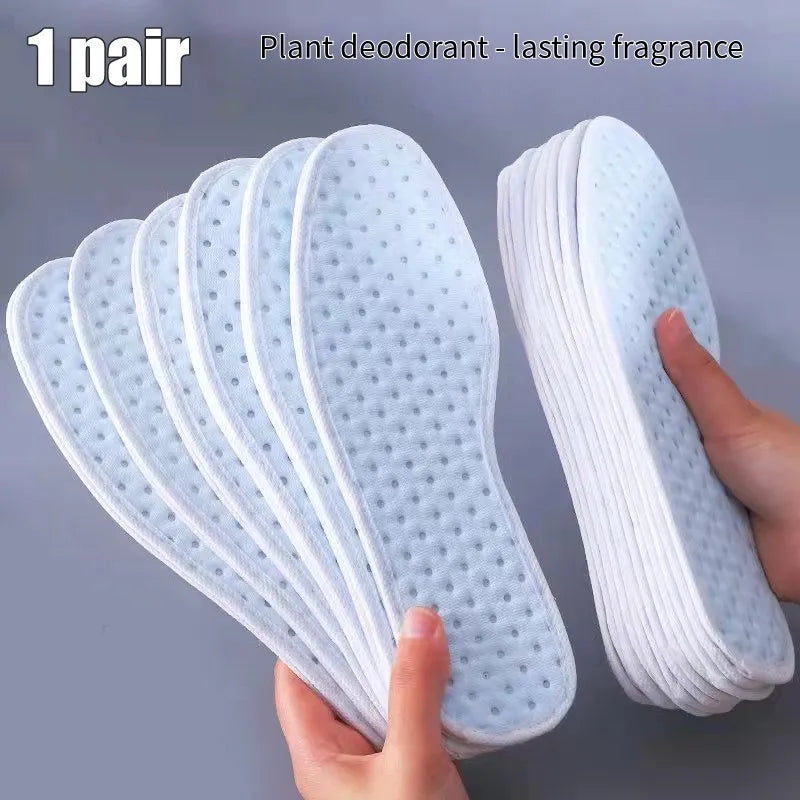 Bamboo Charcoal Antibacterial Deodorizing Sports Insoles