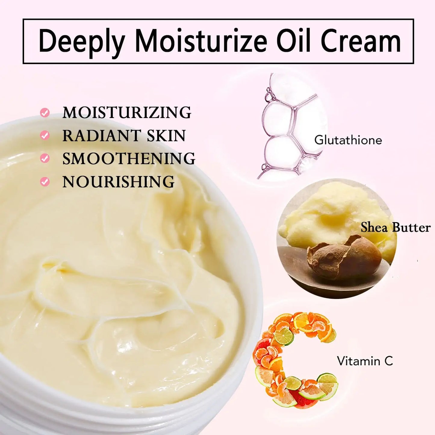 AILKE Organic Shea Butter Whitening Cream For Face And Body
