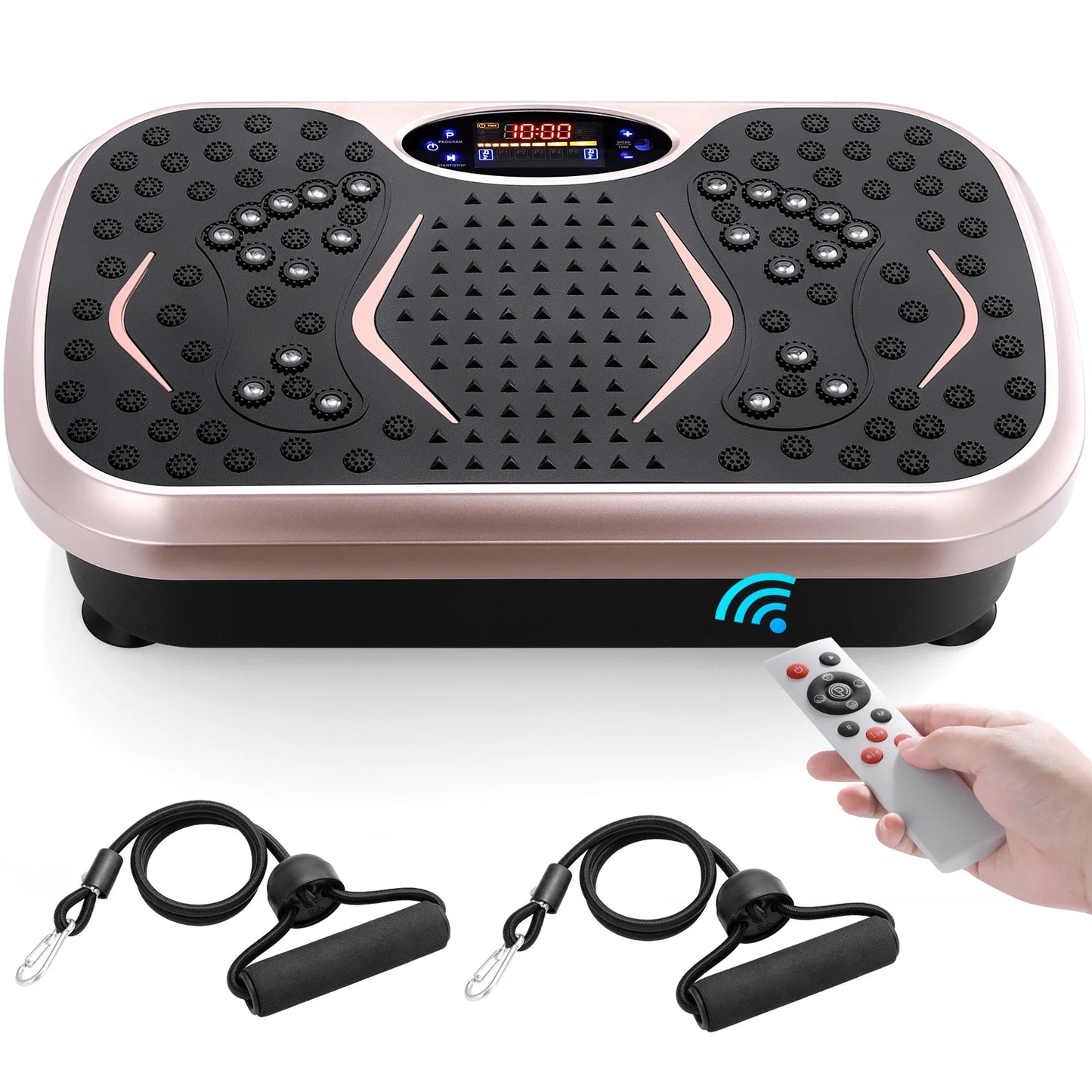 Vibration Plate Exercise Machine 3D Whole Body Workout Home Fitness