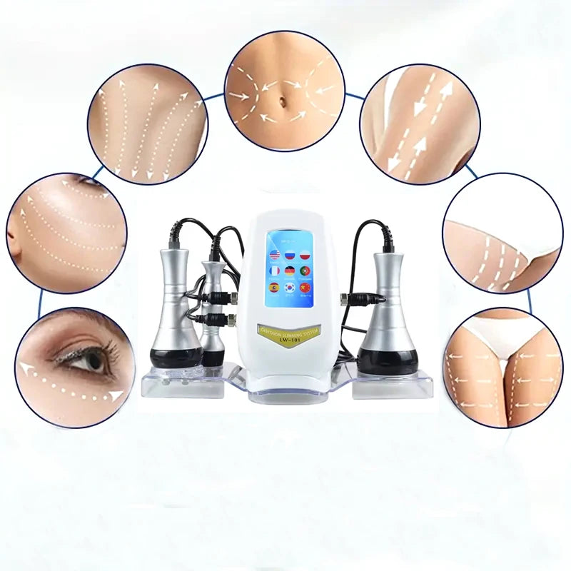 Moonic Beauty 40K 3 In 1 Cavitation Body Slimming Machine Vacuum Suction