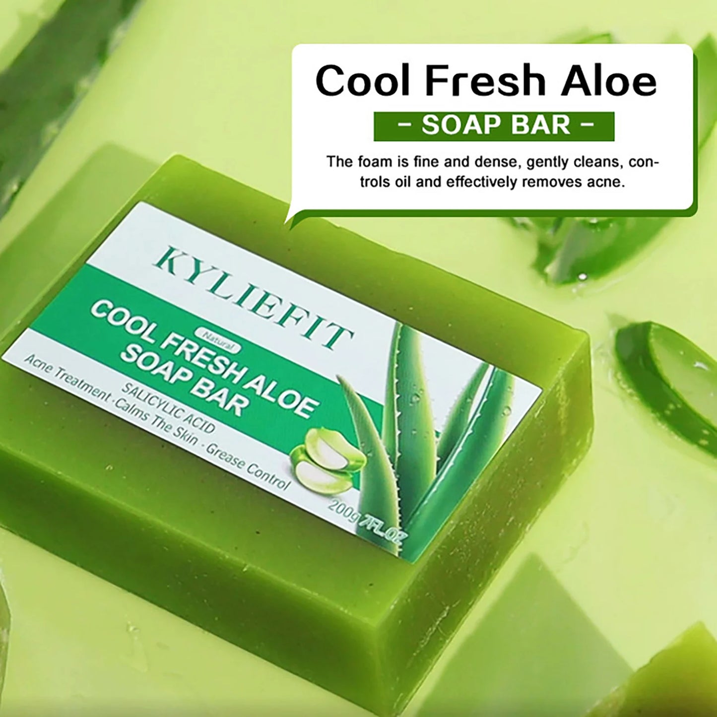 AILKE Aloe Vera Whitening Soap For Clear Skin And Radiance