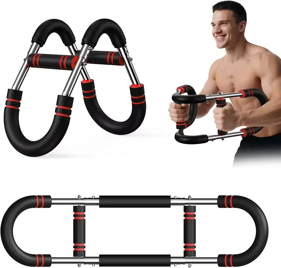U Shape Arm Exerciser With Adjustable Resistance 60-100 Lb