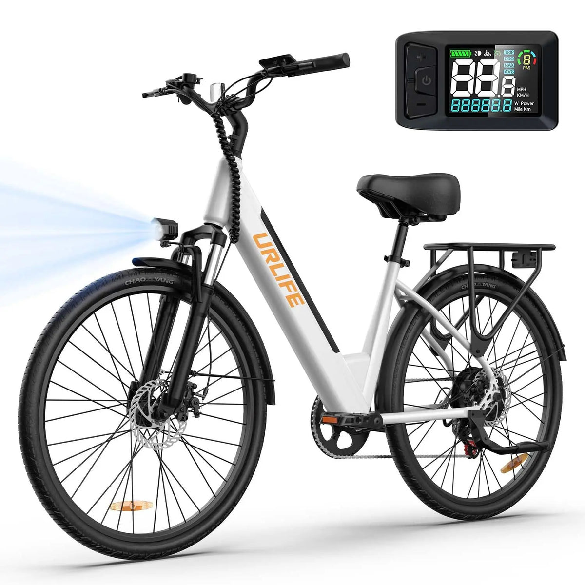 Urlife 750W Electric Commuter Bike With Removable Battery