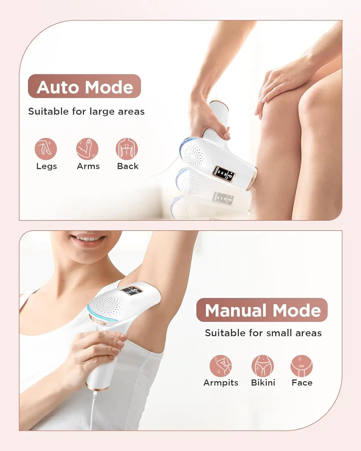 JOOYEE IPL Hair Removal Device Safe Permanent Painless Epilator