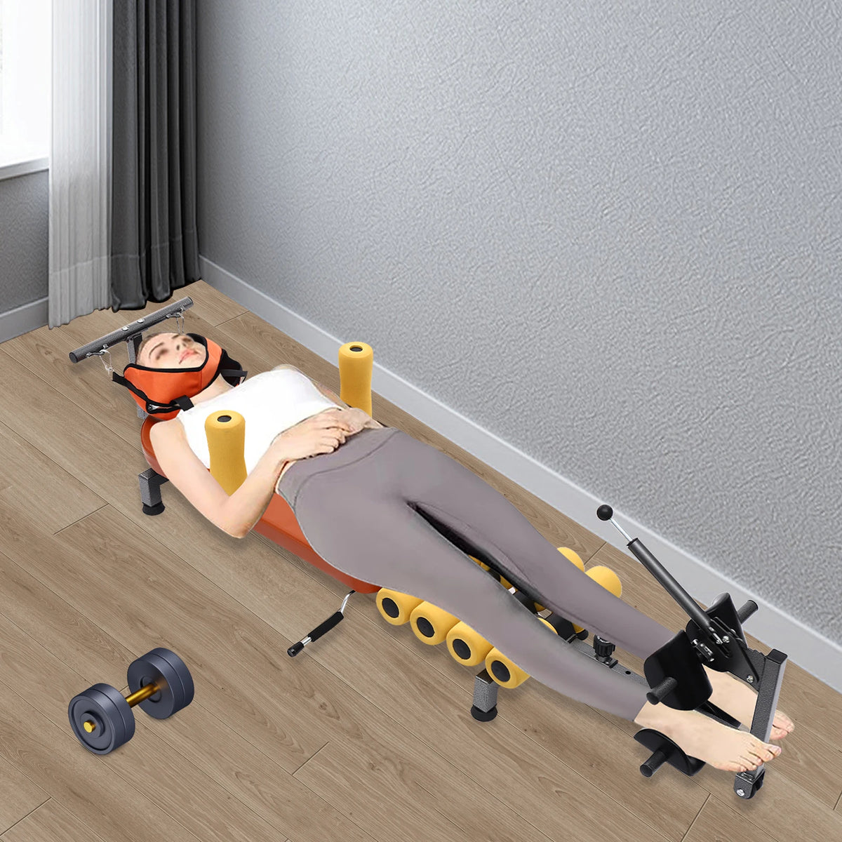 Adjustable Training Bench Neck Stretcher for Back and Spine Relief