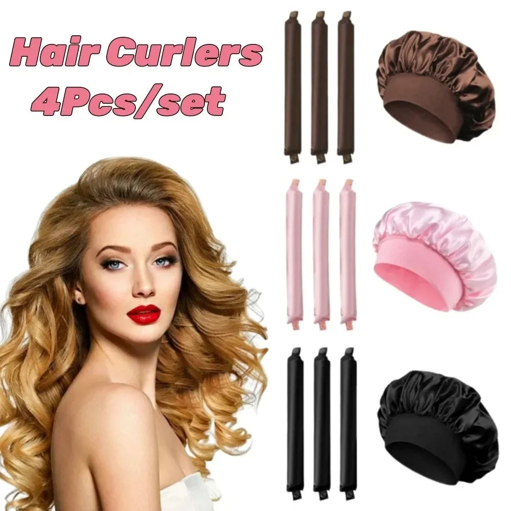Heatless Curling Headband Rods For Overnight Curls All Hair Types