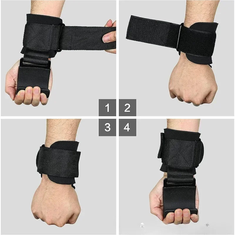 MIHJUSFDH Non Slip Weight Lifting Hooks Pair For Training