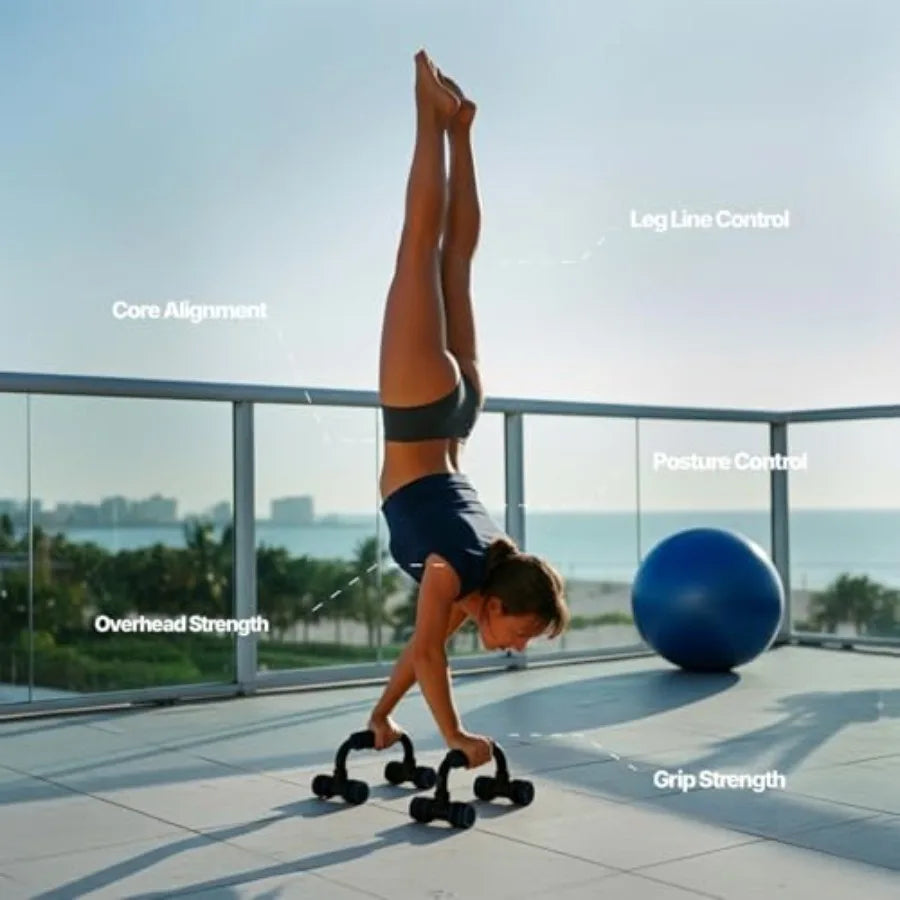 Push Up Handles For Floor Parallettes Home Workout Equipment