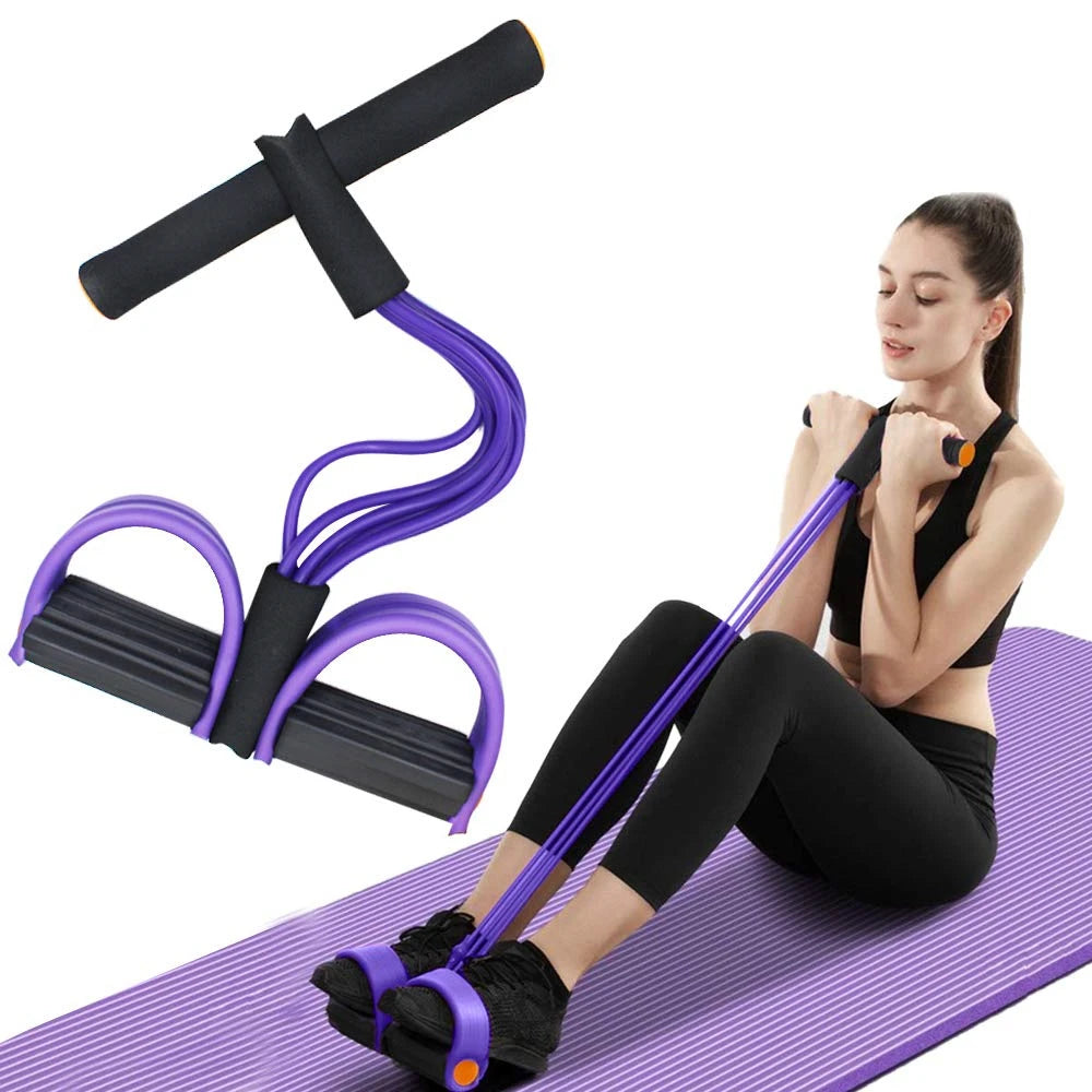 6 Tube Resistance Band Set For Full Body Strength Training