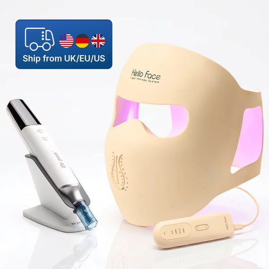 Hello Face Dr Pen M9 Microneedle Device M300 LED Mask