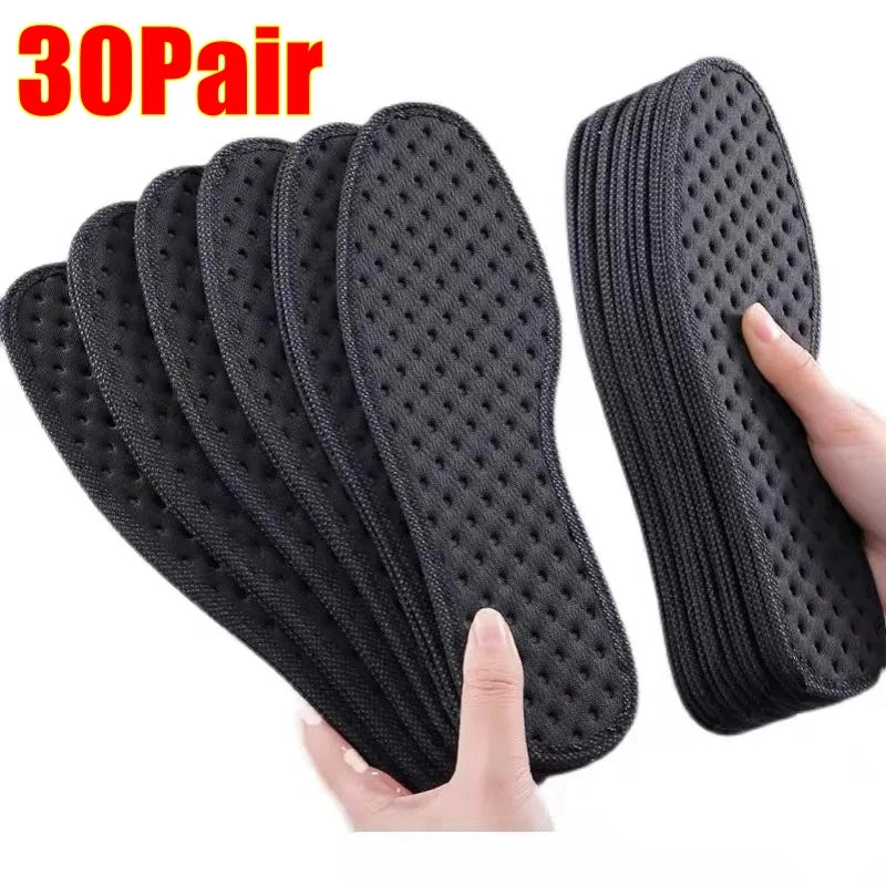 Bamboo Charcoal Antibacterial Deodorizing Sports Insoles