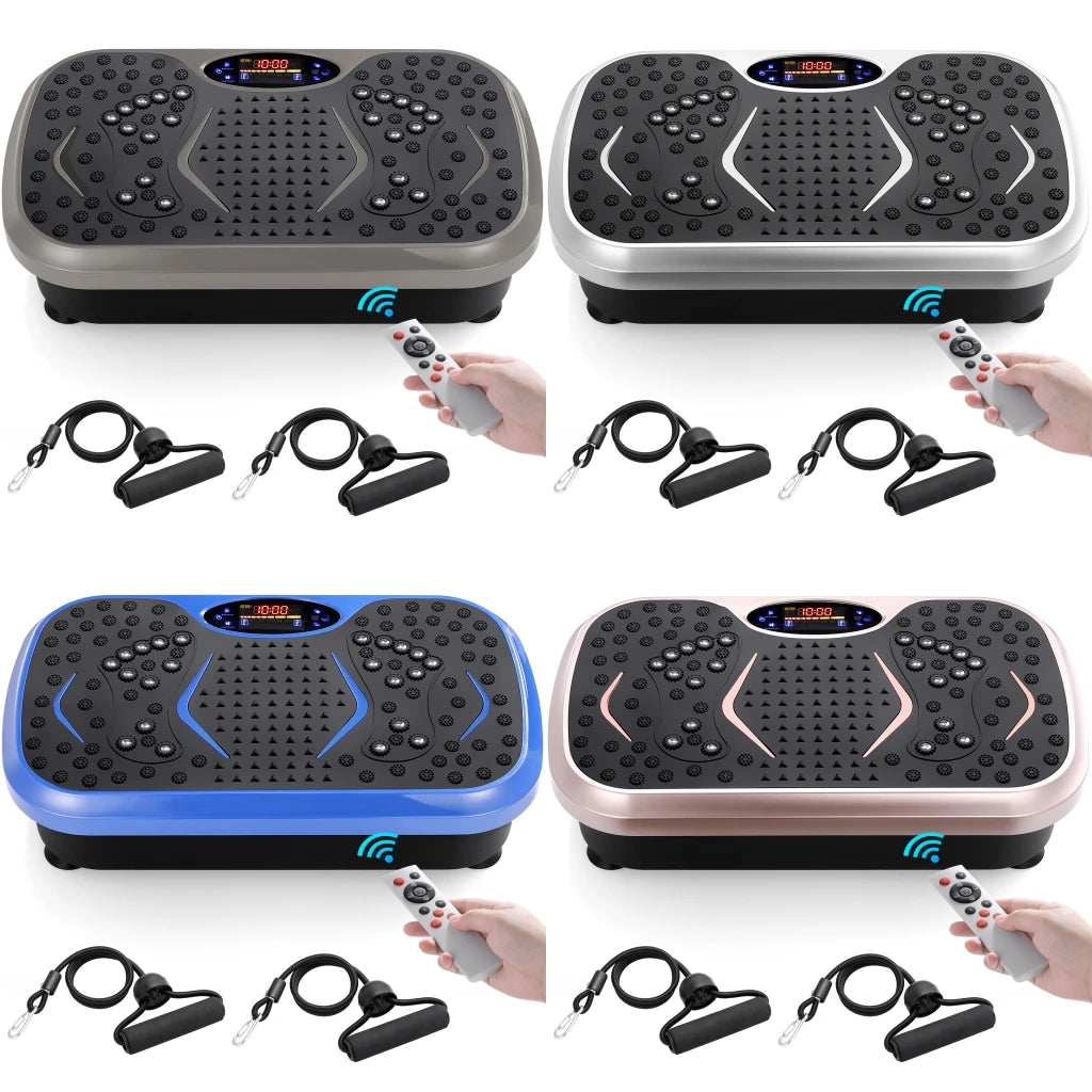 Vibration Plate Exercise Machine 3D Whole Body Workout Home Fitness