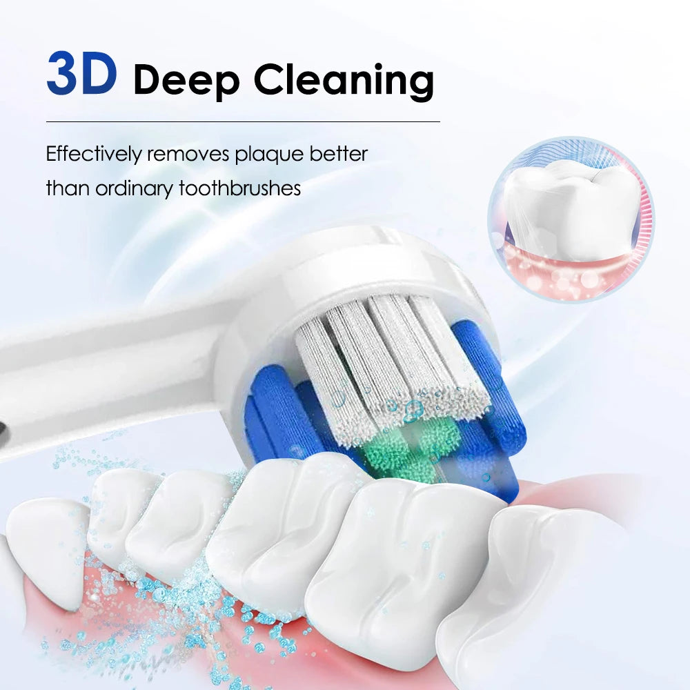 Ms.Dear Electric Toothbrush Cordless USB Rechargeable With Multiple Modes
