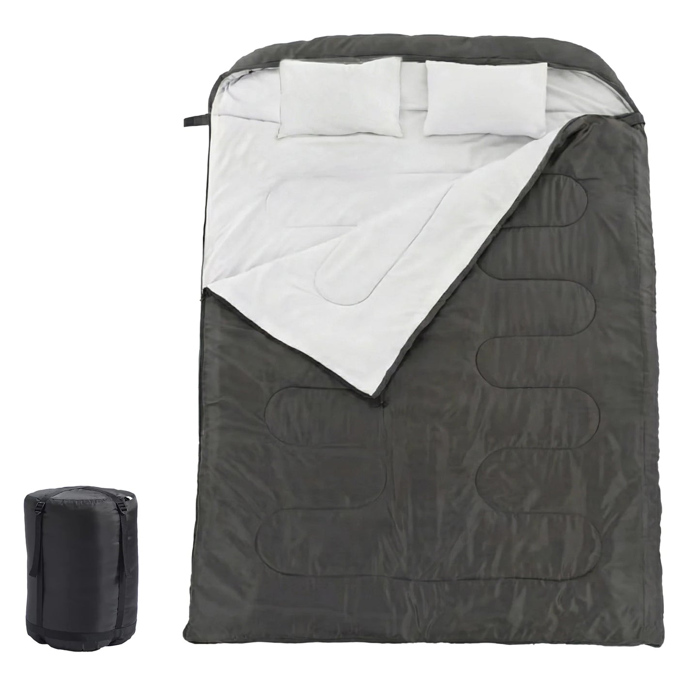 JHK Sleeping Bag With Pillow Lightweight Three Season