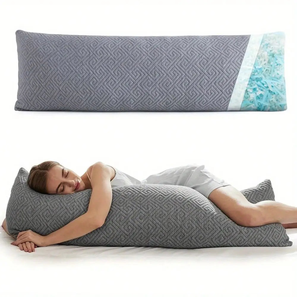 Body Pillow For Adults And Pregnancy Adjustable Shredded Hug Pillow