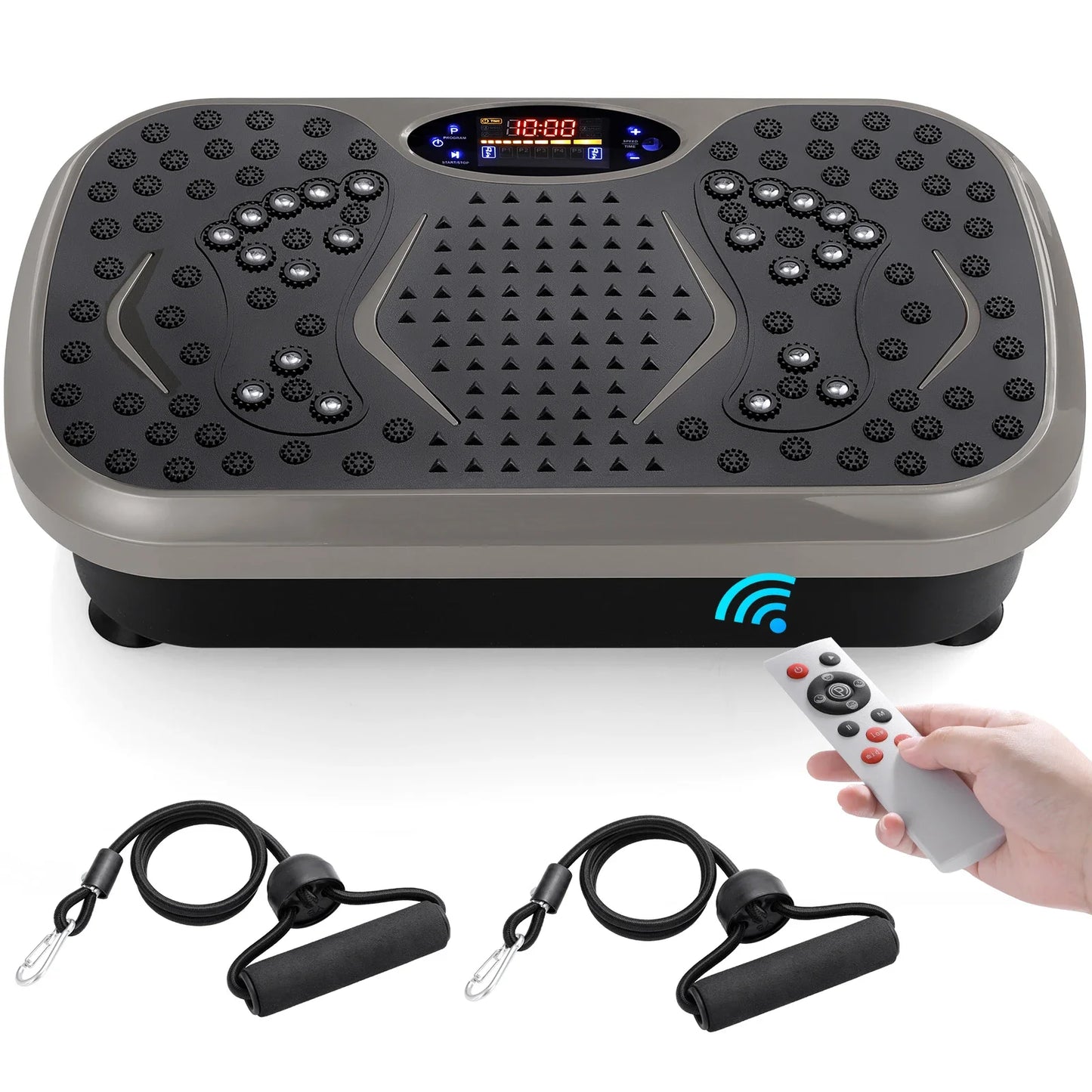 Vibration Plate Exercise Machine 3D Whole Body Workout Home Fitness