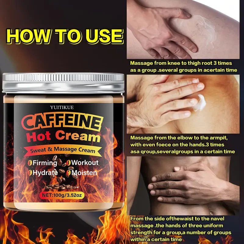 YUITIKUE Caffeine Warming Cream For Firming Hydrating Skin