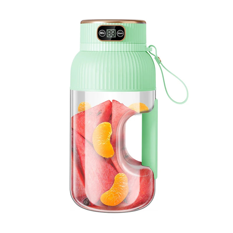 Portable USB Juicer Blender 1000ml For Smoothies Easy Clean