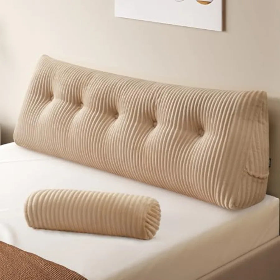 Wedge Headboard Pillow For Reading And Sitting Up Sleep Support