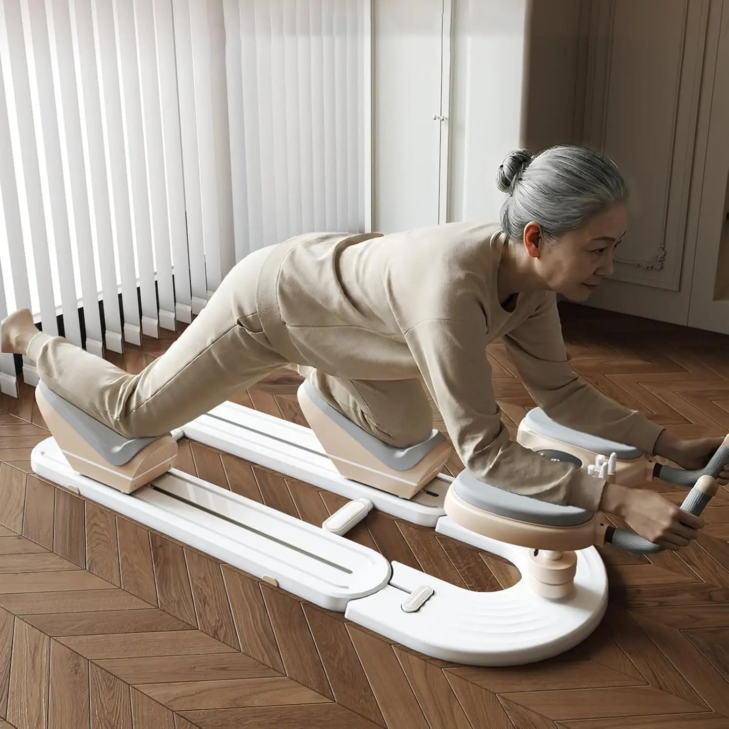 Back Stretch Trainer Spinal Twist Machine For Waist And Abdomen Exercise