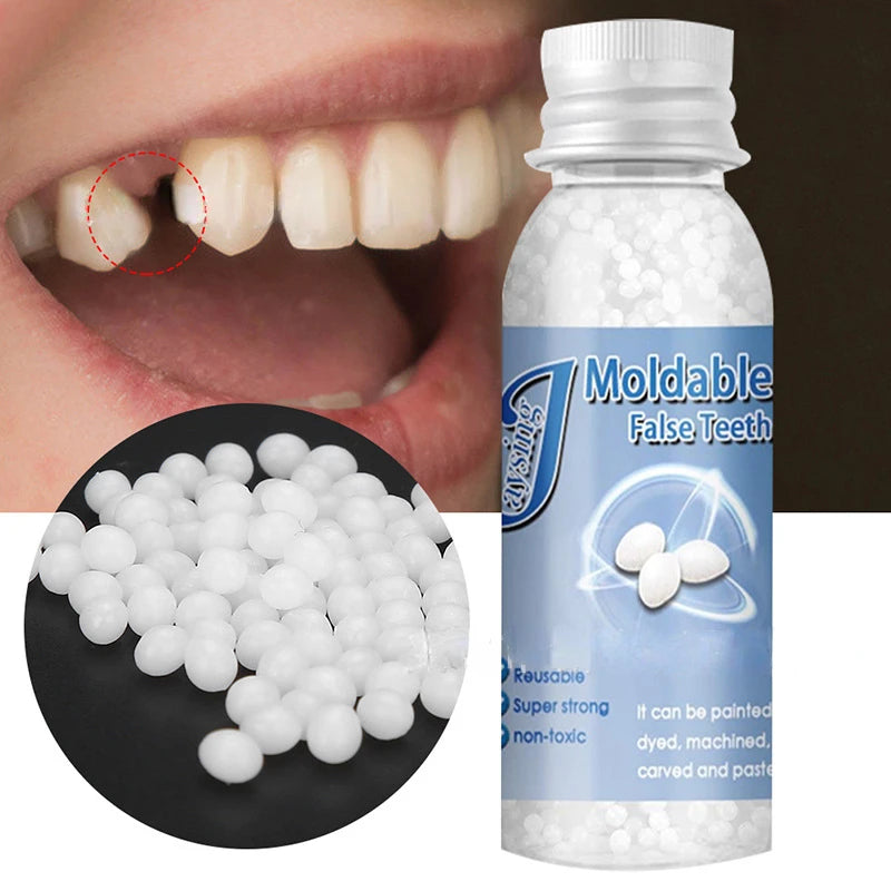 Temporary Tooth Repair Beads For Dentures Resin Adhesive