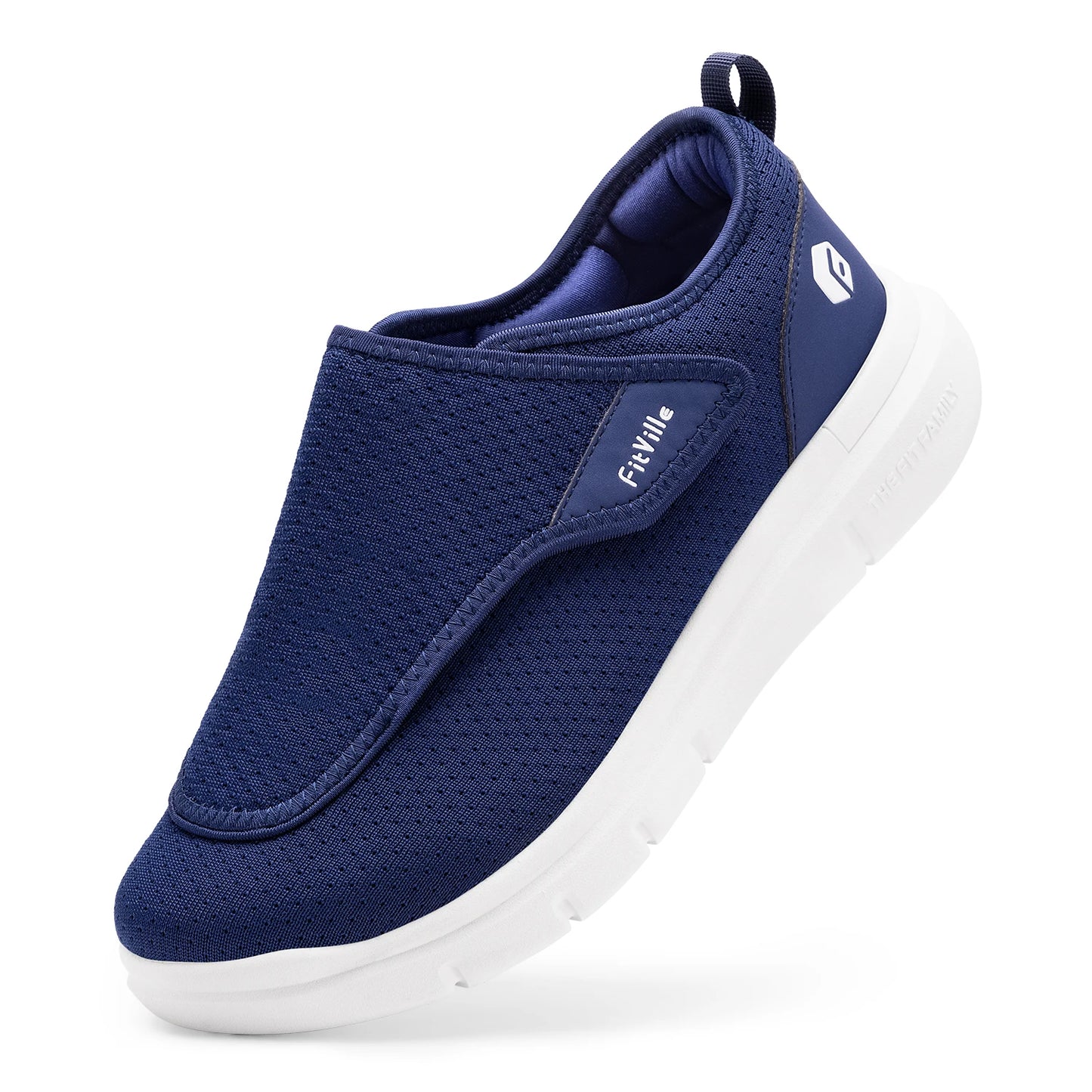 Fitville Extra Wide Men's Diabetic Walking Shoes for Swollen Feet