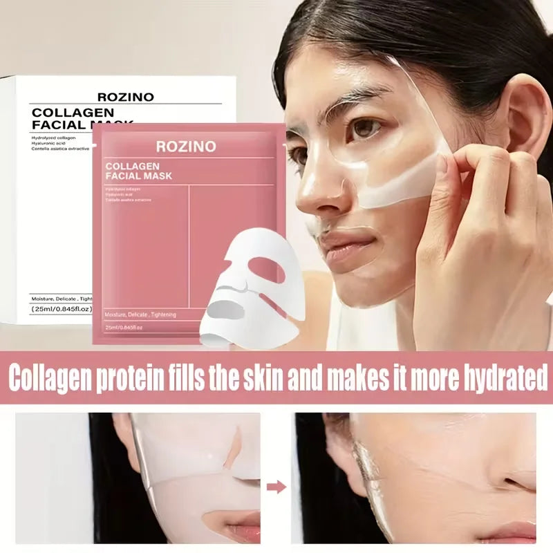 Rozino Bio-Collagen Mask Set 10 Pieces Hydration And Glow