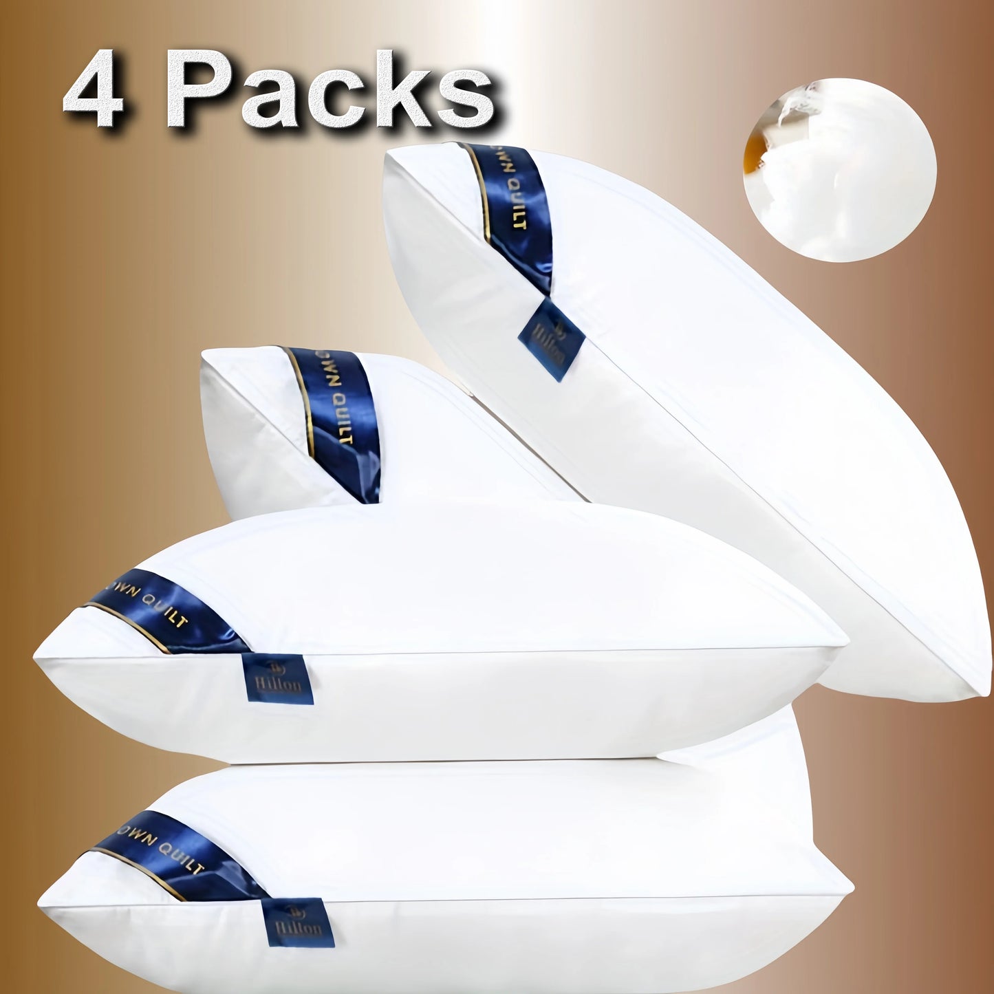 Memory Foam Pillow With 100TC Cotton Cover Hotel Comfort