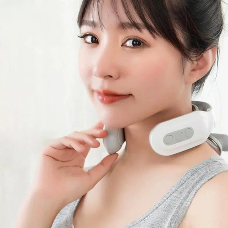 Neck Massager With USB Charging, Heating, Breathing Light