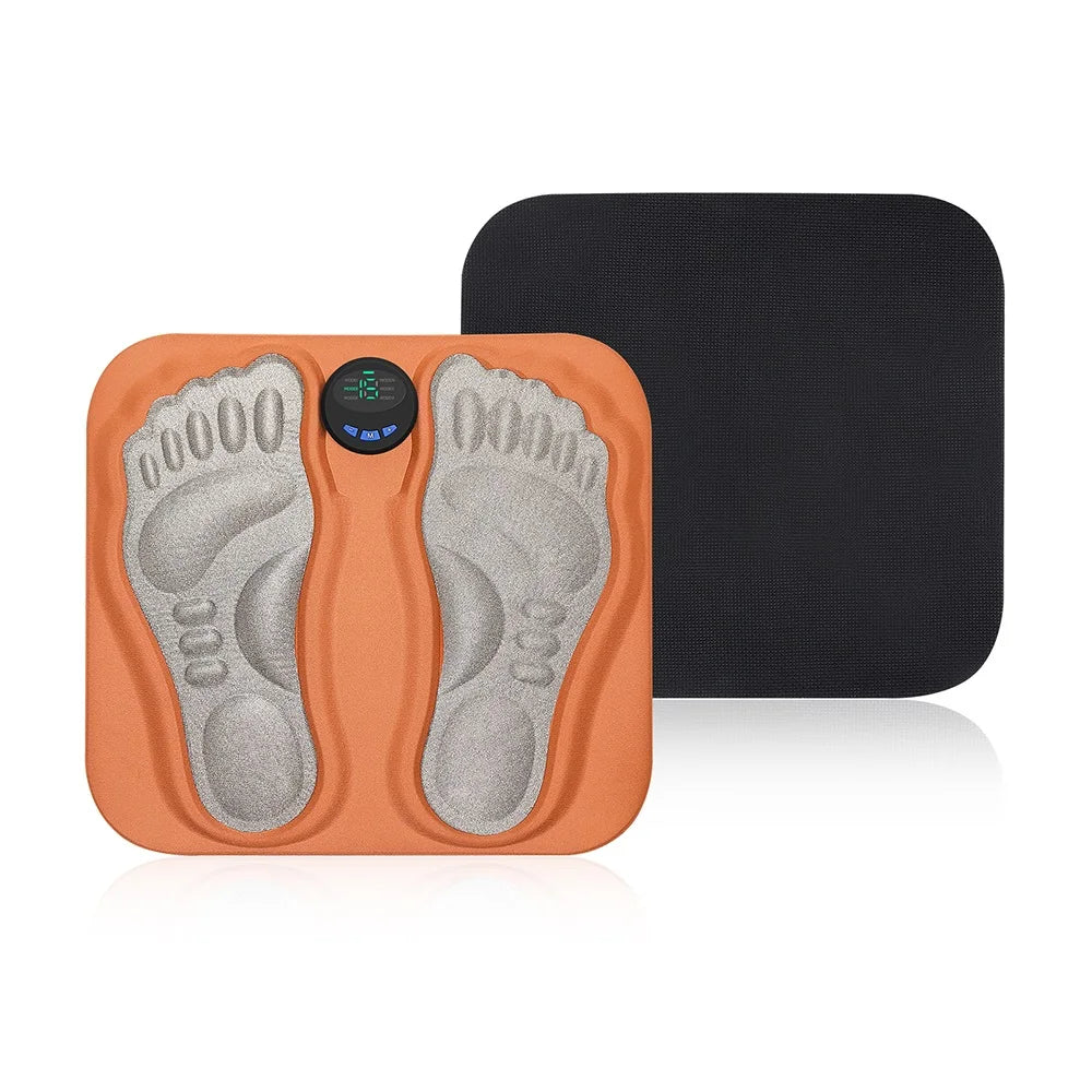 Foreverlily Rechargeable EMS Foot Massager Pad With Remote Control