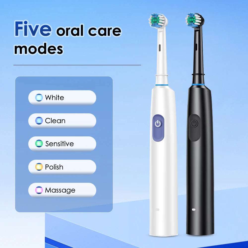 Ms.Dear Electric Toothbrush Cordless USB Rechargeable With Multiple Modes